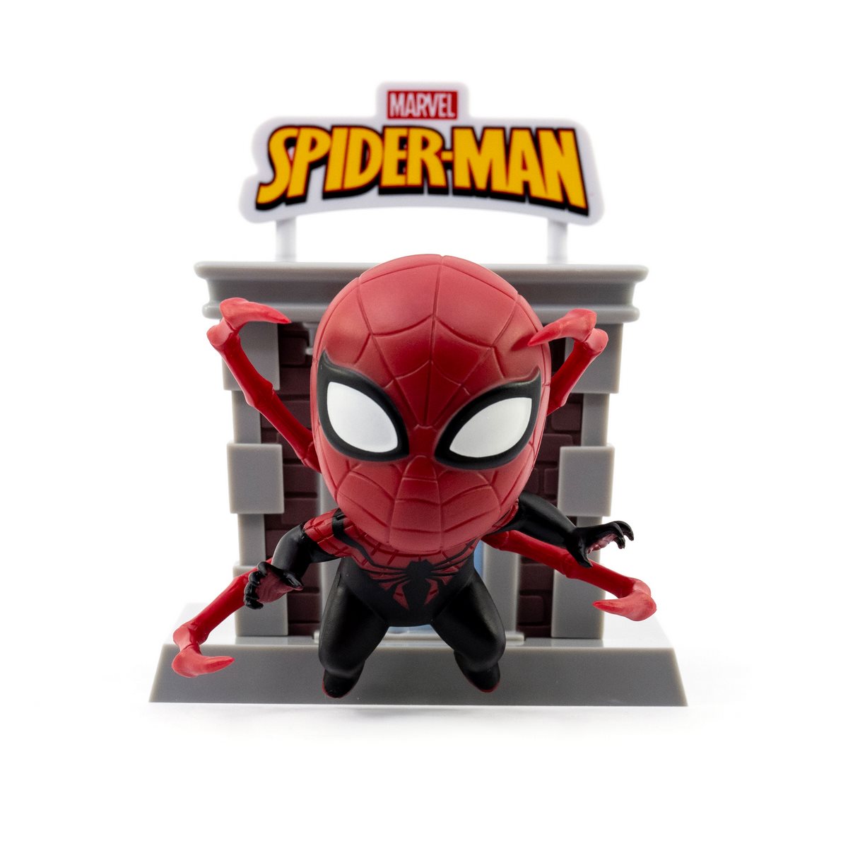 Figura Spiderman 8 Cms Con Escenario Edificio - Superior Spider-Man